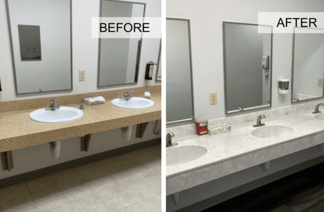 Before and after project 3
