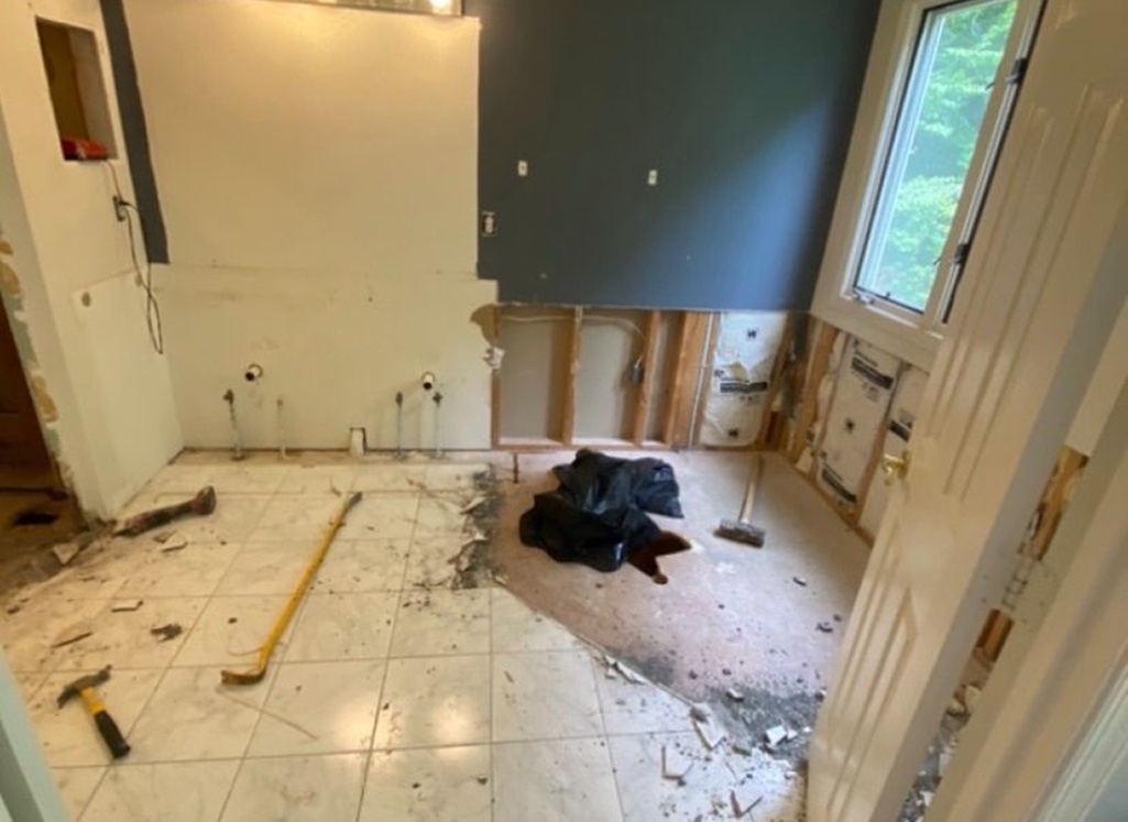 Before transformation - DMV Construction project